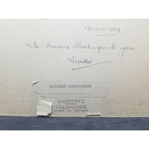 Mabel Lucie Attwell Boo Boos Illustration by Valentines & Sons Novelty Calendars - Picture 6 of 6